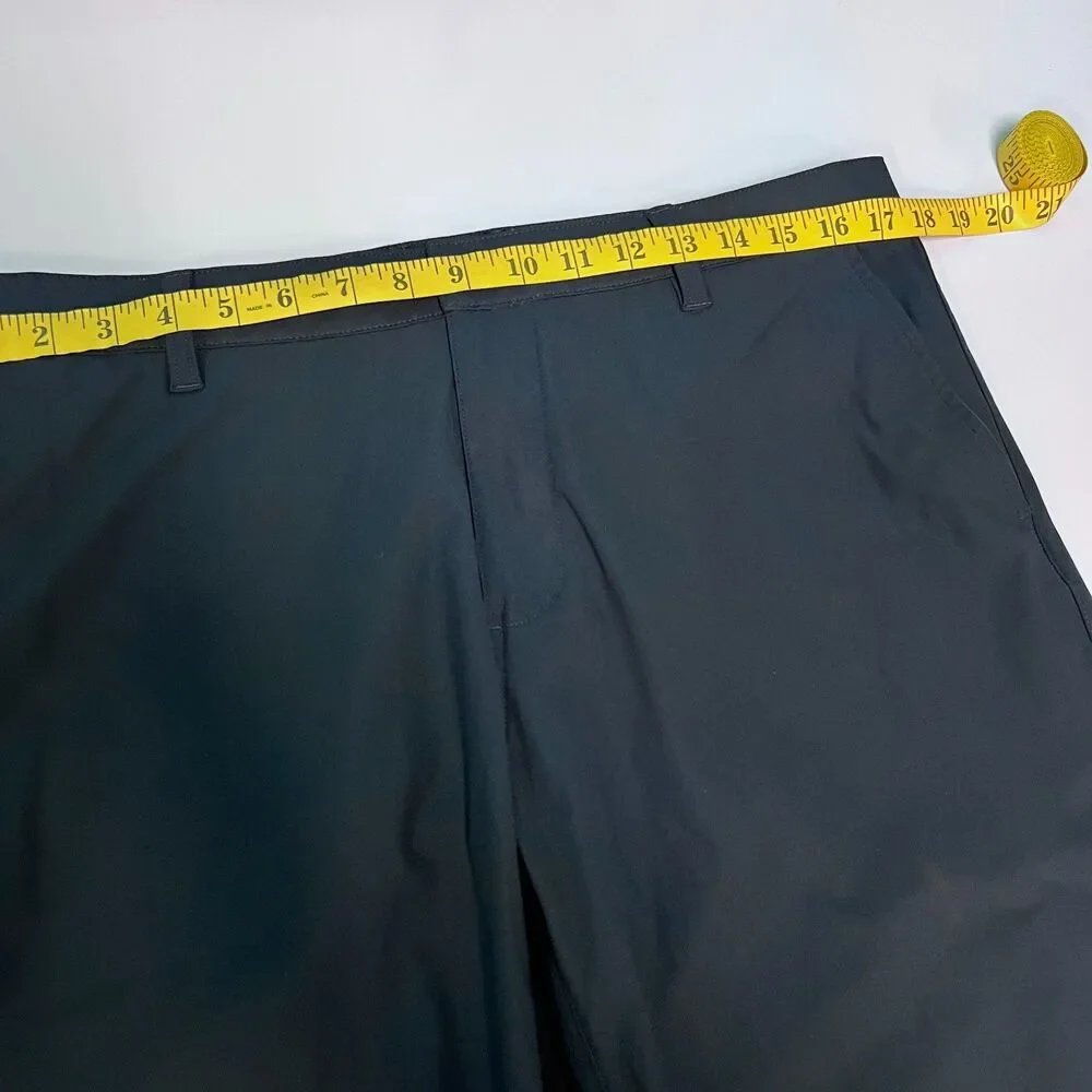 Rhone Commuter Classic Pants lot of 2 Pair Mens 35x27 Black Gray Stretch Chino